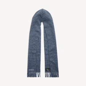 Herren-Schal mit Kapuze in Blau