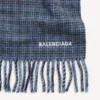 Herren-Schal mit Kapuze in Blau