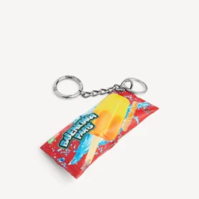 Herren-Schlüsselanhänger/Anhänger in Form eines Snackbeutels in Rot