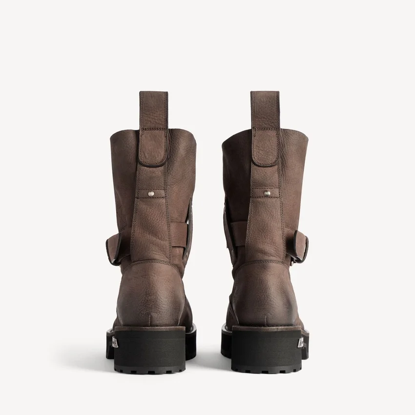 Herren-Schnür-Stiefeletten «Venom» in Braun Herren-Schnür-Stiefeletten «Venom» in Braun