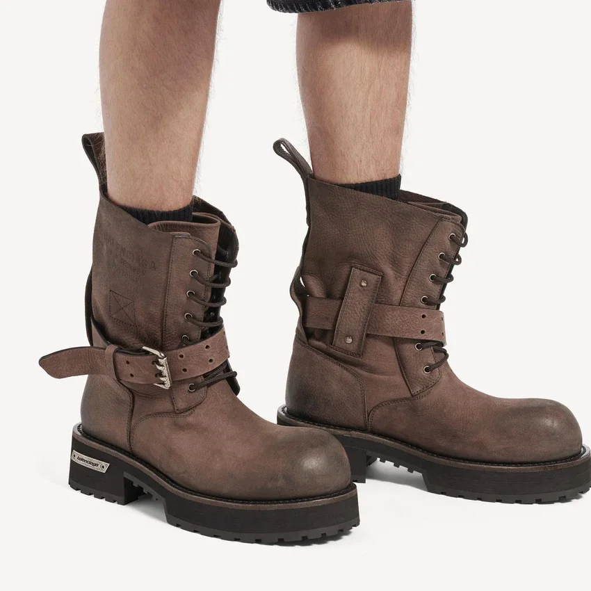 Herren-Schnür-Stiefeletten «Venom» in Braun Herren-Schnür-Stiefeletten «Venom» in Braun