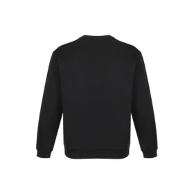 Herren-Shirt mit Balenciaga-Logo-Muster, Rundhalsausschnitt, lange Ärmel, schwarz 583258TIV801000