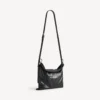 Herren-Shopper mit Staubbeutel, Crossbody-Tasche, mittelgross, in Schwarz