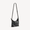 Herren-Shopper mit Staubbeutel, Crossbody-Tasche, mittelgross, in Schwarz