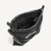 Herren-Shopper mit Staubbeutel, Crossbody-Tasche, mittelgross, in Schwarz