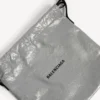Herren-Shopper-Staubeutel-Umhängetasche, mittelgross, in Balenciaga-Grau