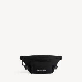 Herren-Skigürtel-Tasche in Schwarz