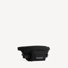 Herren-Skigürtel-Tasche in Schwarz