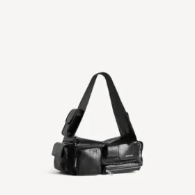 Herren-Slingbag «Superbusy» klein in Schwarz