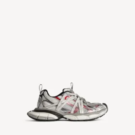 Herren-Sneaker «3XL Extreme Laces B» in Grau/Silber/Rot/Schwarz