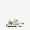 Herren-Sneaker 3XL mit Anhängern in Weiss/Gelb/Silber/Schwarz