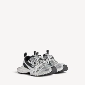 Herren-Sneaker 3XL mit Farbverlauf in Schwarz/Grau/Weiss