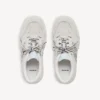 Herren-Sneaker «Hamptons» aus Wildleder in Off-White/Schwarz Herren-Sneaker «Hamptons» aus Wildleder in Off-White/Schwarz