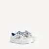 Herren-Sneaker «Hamptons» im Used-Look in Weiss/Dunkelblau/Grau