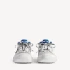 Herren-Sneaker «Hamptons» im Used-Look in Weiss/Dunkelblau/Grau