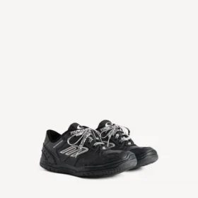 Herren-Sneaker «Hamptons» im Worn-Out-Look in Schwarz