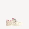 Herren-Sneaker «Hamptons» in Medium Worn-Out in Off-White/Rot Herren-Sneaker «Hamptons» in Medium Worn-Out in Off-White/Rot