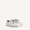 Herren-Sneaker «Hamptons» mit mittlerem Used-Look in Beige/Grün