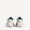 Herren-Sneaker «Hamptons» mit mittlerem Used-Look in Beige/Grün
