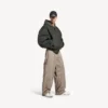 Herren-Sneaker «Hamptons» mit mittlerem Used-Look in Beige/Grün