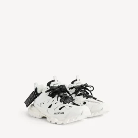 Herren-Sneaker im Track-Shirt-Stil in Weiss
