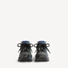 Herren-Sneaker mit Farbverlauf aus Mesh in Schwarz/Blau/Grau
