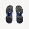 Herren-Sneaker mit Farbverlauf aus Mesh in Schwarz/Blau/Grau