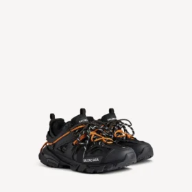 Herren-Sneaker «Track Trail» mit Schnürsenkeln in Schwarz/Orange