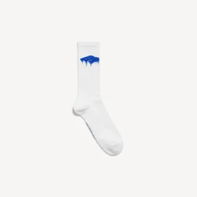 Herren-Socken «Wet Brush» in Weiss/Blau