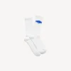 Herren-Socken «Wet Brush» in Weiss/Blau