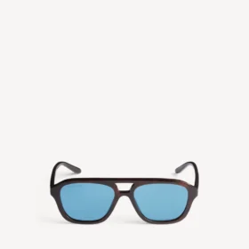 Herren-Sonnenbrille «Daily Pilot» in dunklem Karamell-Havana