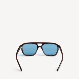 Herren-Sonnenbrille «Daily Pilot» in dunklem Karamell-Havana