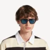Herren-Sonnenbrille «Daily Pilot» in dunklem Karamell-Havana Herren-Sonnenbrille «Daily Pilot» in dunklem Karamell-Havana