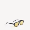 Herren-Sonnenbrille «Daily Pilot» in Schwarz/Gelb