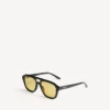 Herren-Sonnenbrille «Daily Pilot» in Schwarz/Gelb