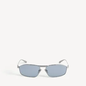 Herren-Sonnenbrille «Tag 3.0» mit D-Rahmen in Silber
