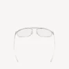 Herren-Sonnenbrille «Tag 3.0» mit D-Rahmen in Silber