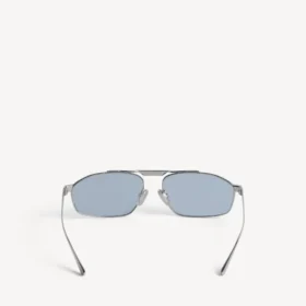 Herren-Sonnenbrille «Tag 3.0» mit D-Rahmen in Silber