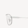 Herren-Sonnenbrille «Tag 3.0» mit D-Rahmen in Silber
