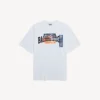 Herren-T-Shirt «Bumper Stickers» in mittlerer Passform, weiss Herren-T-Shirt «Bumper Stickers» in mittlerer Passform, weiss