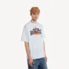 Herren-T-Shirt «Bumper Stickers» in mittlerer Passform, weiss Herren-T-Shirt «Bumper Stickers» in mittlerer Passform, weiss