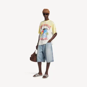 Herren-T-Shirt «Extreme Tie-Dye» in weisser Farbe mit mittlerer Passform
