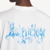 Herren-T-Shirt in weisser Farbe mit skizzenhaftem Motiv und mittlerer Passform Herren-T-Shirt in weisser Farbe mit skizzenhaftem Motiv und mittlerer Passform
