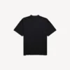 Herren-T-Shirt «Messy Spray» in mittlerer Passform in Schwarz