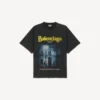 Herren-T-Shirt «The Address» in mittlerer Passform, in gewaschenem Schwarz Herren-T-Shirt «The Address» in mittlerer Passform, in gewaschenem Schwarz