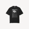 Herren-T-Shirt «The Song of the Highest Tower» in Oversize-Passform, schwarz