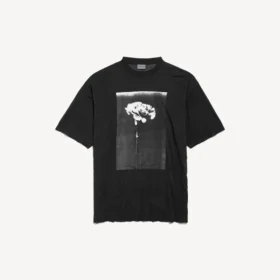 Herren-T-Shirt «The Song of the Highest Tower» in Oversize-Passform, schwarz