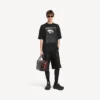 Herren-T-Shirt «The Song of the Highest Tower» in Oversize-Passform, schwarz