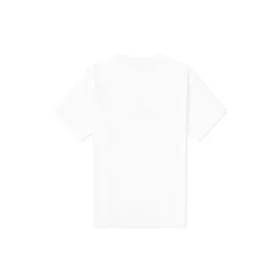 Herren-T-Shirt von Balenciaga mit «BB Paris»-Aufdruck, Rundhalsausschnitt, kurze Ärmel, Retro-Version, weiss 594579TGV609000