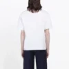 Herren-T-Shirt von Balenciaga mit «BB Paris»-Aufdruck, Rundhalsausschnitt, kurze Ärmel, Retro-Version, weiss 594579TGV609000